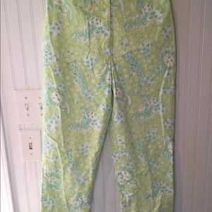 Lilly Pulitzer Pants Size 4 Lion Giraffe